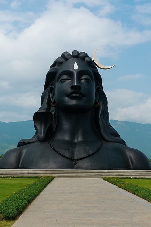 Adiyogi near KPR Residency and Isha Yoga Center